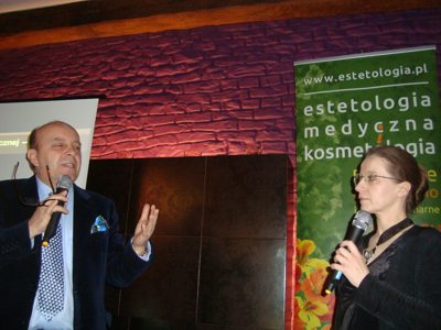 dr Andrzej Ignaciuk i dr Dorota Krzyanowska Gernand, I Lubelska Konferencja Lekarzy Medycyny Estetycznej